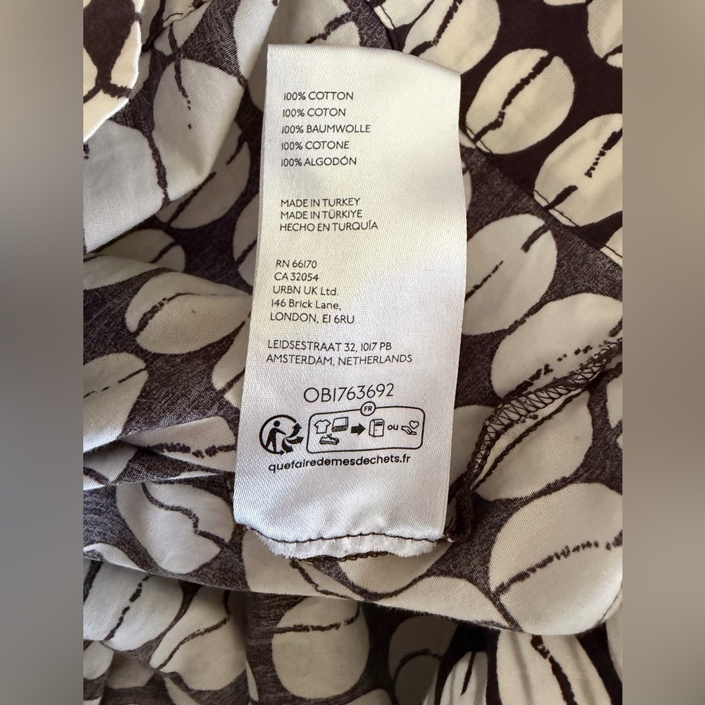 Maeve Anthropologie Cotton Printed Midi Dress Small - Picture 3 of 5